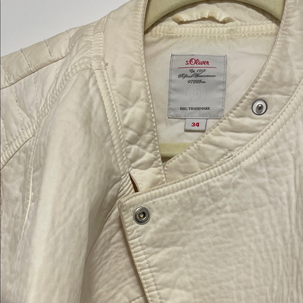 10$ ADD ON! Elegant Cream Jacket for Women - Picture 5 of 6